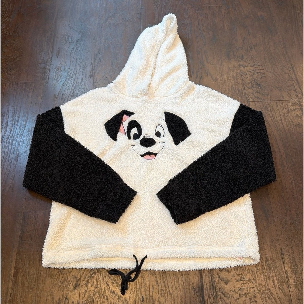 Disney Parks 101 Dalmations Sherpa‎ Hoodie  L  2021